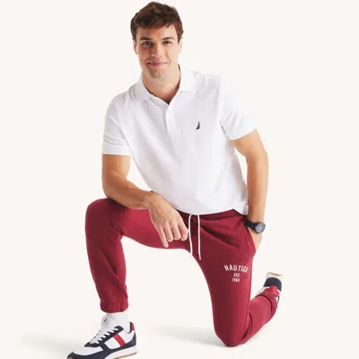 Nautica Mens Fleece Jogger In Multi