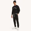 Nautica Mens Fleece Pant In Black