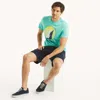 Nautica Mens Forever Sunseekers Graphic T-shirt In Multi