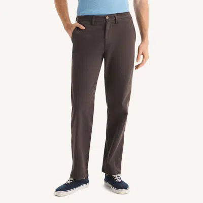 Nautica Mens Garment-dyed Deck Pant In Brown