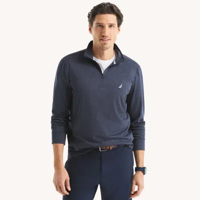 Nautica Mens Half-zip Pullover In Multi