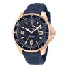 Nautica Mens Koh May Bay 3-hand Silicone Watch In Blue