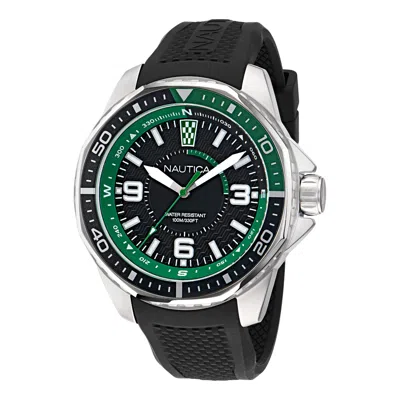Nautica Mens Koh May Bay 3-hand Silicone Watch In Multi