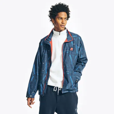 Nautica Mens Lightweight Jacket In Blue