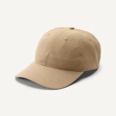 Nautica Mens Linen Baseball Cap In Neutral