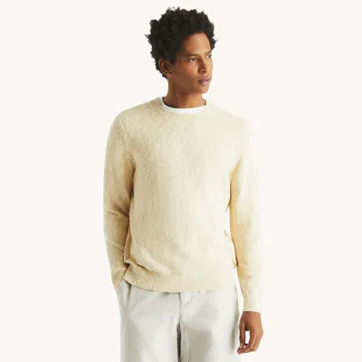 Nautica Mens Linen Crewneck Sweater In Multi