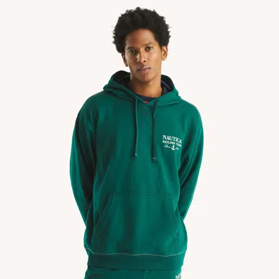 Nautica Mens Logo Graphic Pullover Hoodie In Multi
