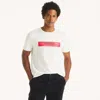 Nautica Mens Logo Graphic T-shirt, 2-pack In White