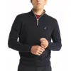 Nautica Mens Logo Knit Pullover Sweater In Blue