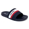 Nautica Mens Logo Slide Sandal In Multi