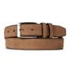Nautica Mens Logo Suede Belt In Multi