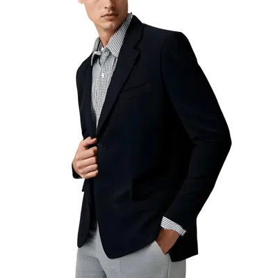 Nautica Mens Modern Fit Active Two-button Blazer In Black