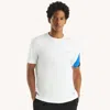 Nautica Mens Navtech Crewneck T-shirt In White