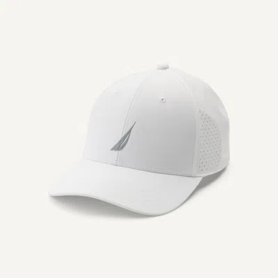 Nautica Mens Navtech Performance Cap In White
