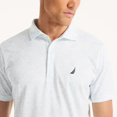 Nautica Mens Navtech Printed Classic Fit Polo