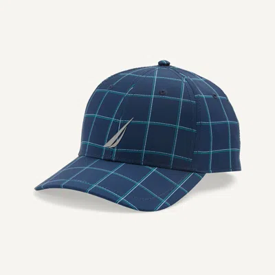 Nautica Mens Navtech Printed Hat In Blue