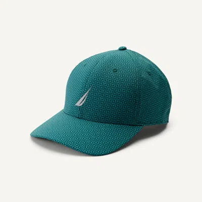 Nautica Mens Navtech Printed Performance Cap In Green