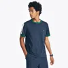 Nautica Mens Navtech Sustainably Crafted Crewneck T-shirt In Blue