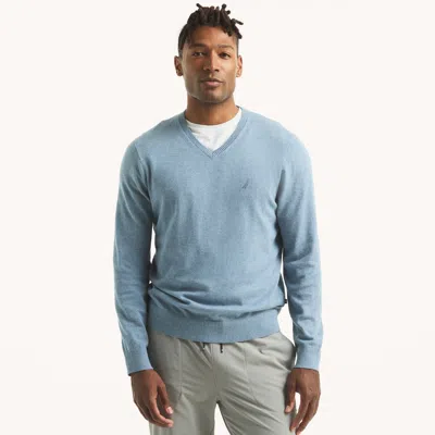 Nautica Mens Navtech V-neck Sweater In Multi