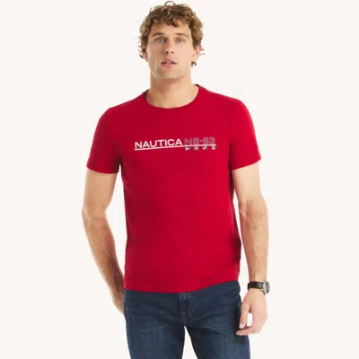 Nautica Mens Ns-83 Graphic T-shirt In Multi