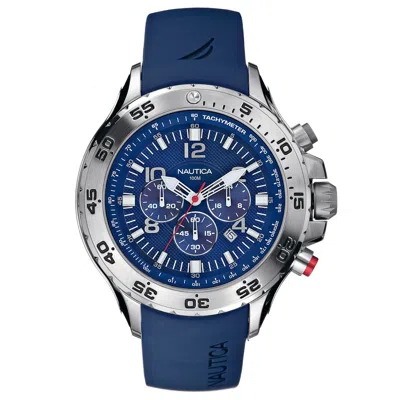 Nautica Mens Nst Chronograph Watch - Blue In Multi