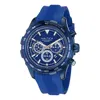 Nautica Mens Nst Silicone Chronograph Watch In Blue