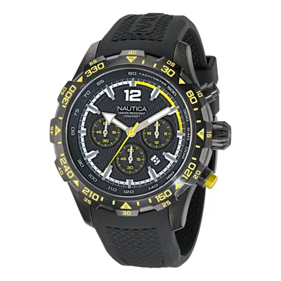 Nautica Mens Nst Silicone Quartz Analog Watch In Pattern