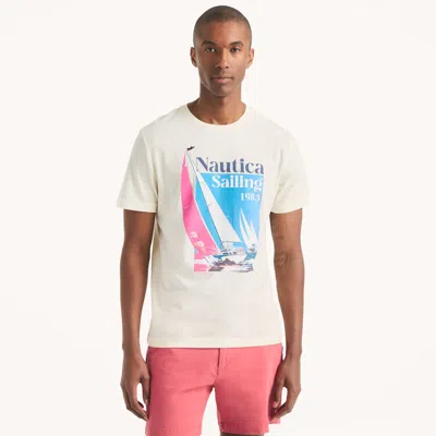 Nautica Mens Ocean Challenge Graphic T-shirt