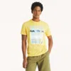 Nautica Mens Ocean Vibe Graphic T-shirt In Multi