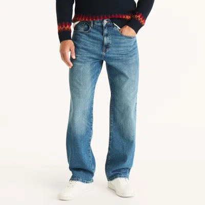 Nautica Mens Original Loose Stretch Denim In Blue