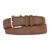 Nautica Men's Casual Padded Leather Belt In White
