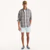 Nautica Mens Patchwork Shirt In Blue