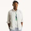 Nautica Mens Plaid Oxford Shirt In Multi