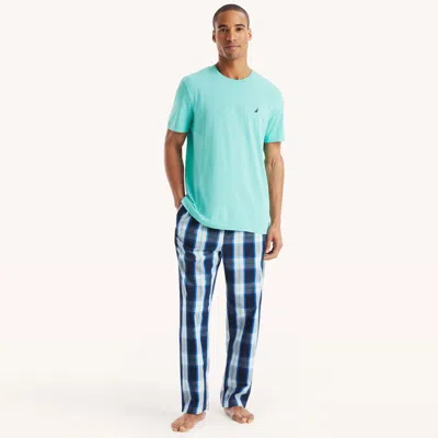 Nautica Mens Plaid Pajama Pant Set In Multi