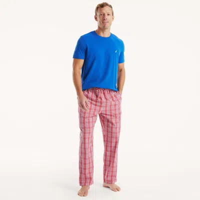 Nautica Mens Plaid Pajama Pant Set In Multi