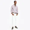 Nautica Men's Classic-fit Plaid Button-down Poplin Shirt In Multi