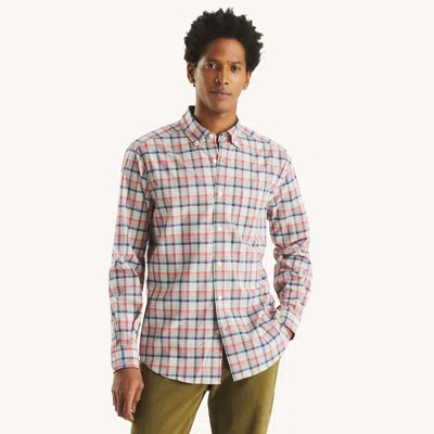 Nautica Mens Plaid Shirt In Multi