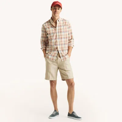 Nautica Mens Plaid Shirt In Multi