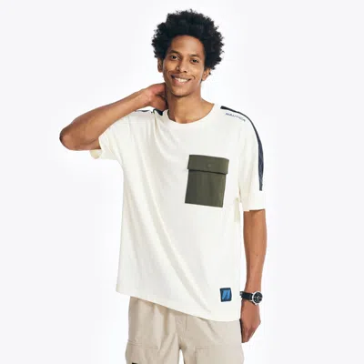 Nautica Mens Pocket T-shirt In Multi
