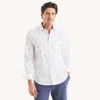 Nautica Mens Printed Oxford Shirt
