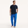 Nautica Mens Printed Pajama Pant Set In Blue