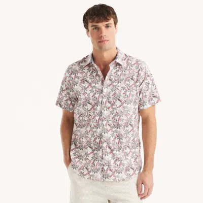 NAUTICA MENS PRINTED SHORT-SLEEVE SHIRT