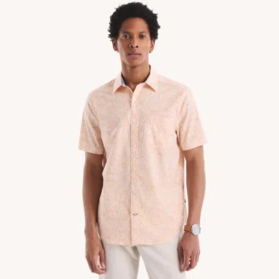 NAUTICA MENS PRINTED SHORT-SLEEVE SHIRT