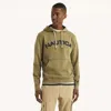 Nautica Mens Pullover Logo Hoodie In Green