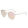 Nautica Mens Round Unisex Sunglasses In White