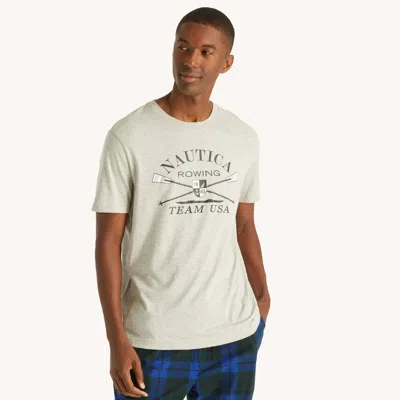 Nautica Mens Rowing Sleep T-shirt In Grey