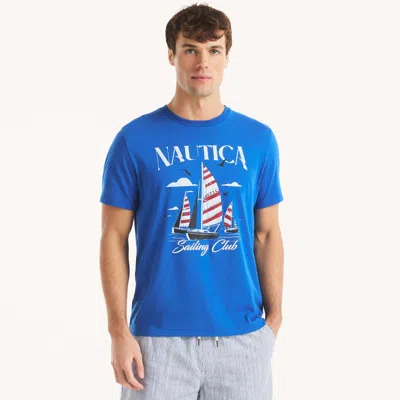 Nautica Mens Sailing Club Graphic T-shirt