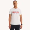 Nautica Mens Sailing Regatta Graphic T-shirt In White