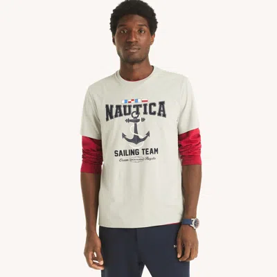 NAUTICA MENS SAILING TEAM GRAPHIC T-SHIRT