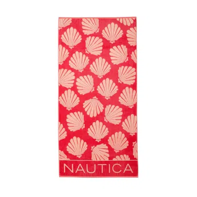 Nautica Mens Seashell Seashore Beach Towel